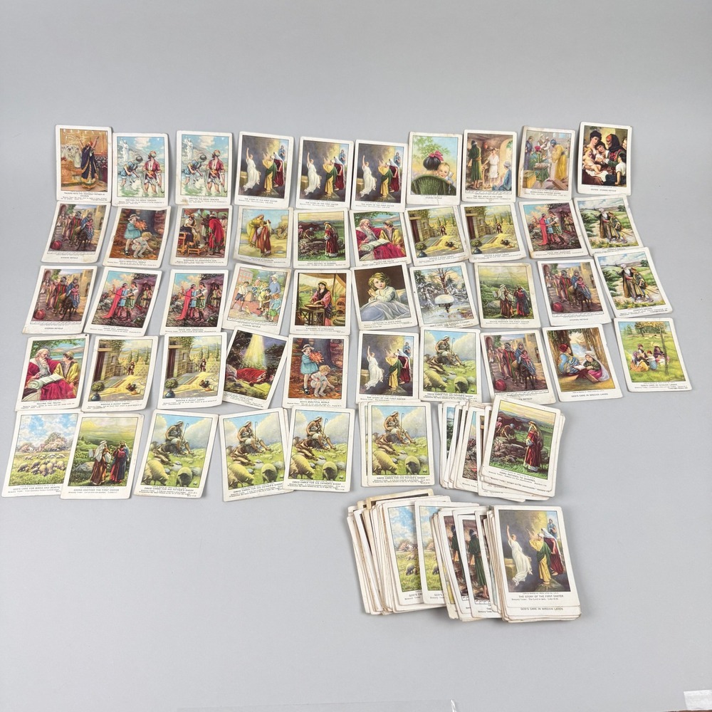 1927‎ Olivet Picture Cards God's Care In Mission Bible Story Cards large lot